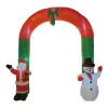 Inflatable Christmas arches for Christmas decorations Application Scenario